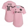 Lionel Messi Inter Miami CF adidas Womens 2023 The Heart Beat Kit Replica Jersey - Pink