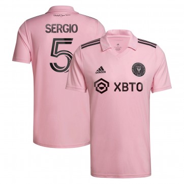 Sergio Busquets Inter Miami CF adidas 2023 The Heart Beat Kit Replica Player Jersey - Pink