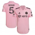 Sergio Busquets Inter Miami CF adidas 2023 The Heart Beat Kit Authentic Player Jersey - Pink