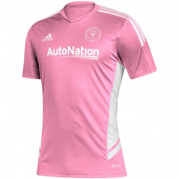 Inter Miami CF adidas Soccer Training Jersey - Pink/White