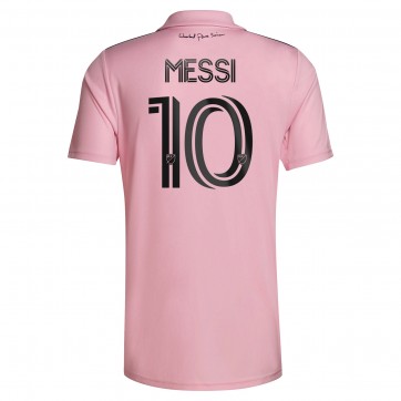 Lionel Messi Inter Miami CF adidas 2023 The Heart Beat Kit Replica Jersey - Pink