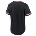 Inter Miami CF Fanatics Branded Ultimate Player Baseball Jersey - Black/Pink