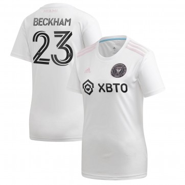 David Beckham Inter Miami CF adidas Womens 2020 Primary Replica Jersey - White