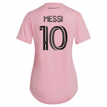Lionel Messi Inter Miami CF adidas Womens 2023 The Heart Beat Kit Replica Jersey - Pink