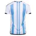 Argentina Three Stars Jersey Home Kit(Jersey+Shorts) Replica 2022