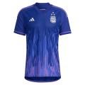 Argentina Three Stars Jersey Away Player Version World Cup 2022