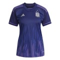 Argentina Women's Three Stars Jersey Away Replica World Cup 2022