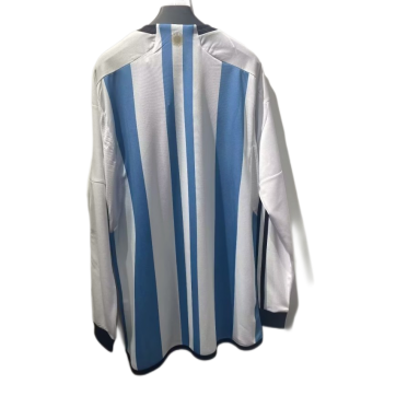 Argentina Jersey Long Sleeve Home Replica World Cup 2022