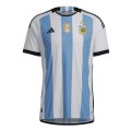 Argentina 3 Stars Champions Jersey Home Player Version World Cup 2022