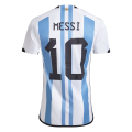 Argentina MESSI #10 World Cup Champion Edition Jersey Home Replica 2022