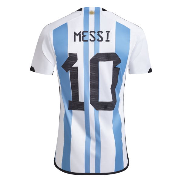 Argentina MESSI #10 World Cup Champion Edition Jersey Home Replica 2022