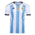 Argentina 3 Stars Champions Jersey Home Replica World Cup 2022