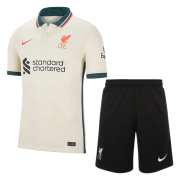 Liverpool Soccer Jersey Away Kit (Jersey+Short) Replica 2021/22