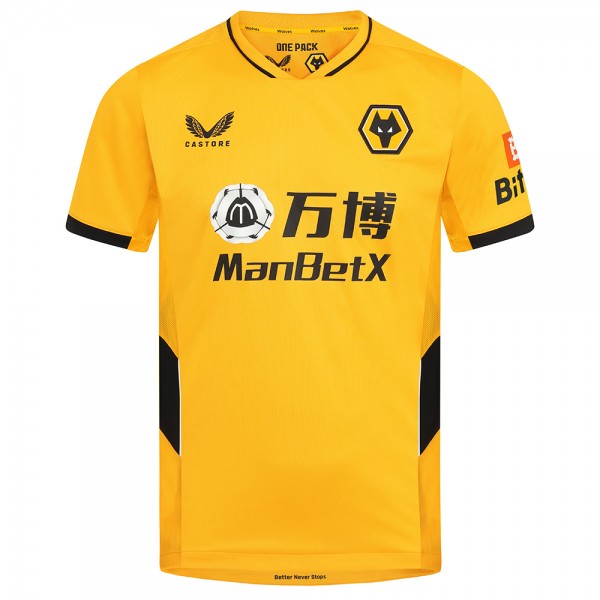 Wolves Soccer Jersey Home Replica 2021/22