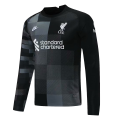 Liverpool Soccer Jersey Long Sleeve Goalkeeper Black Replica 2021/22