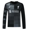 Liverpool Soccer Jersey Long Sleeve Goalkeeper Black Replica 2021/22