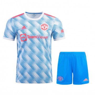 Manchester United Soccer Jersey Away Kit(Jersey+Short) Replica 2021/22