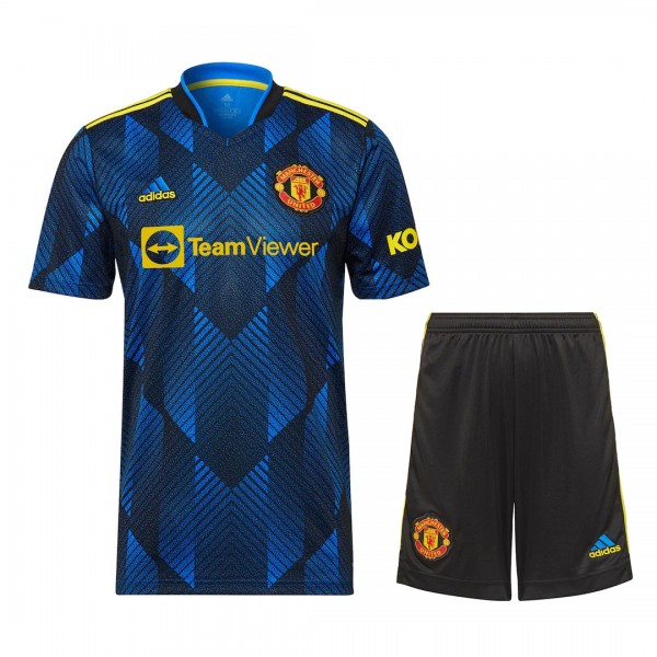 Manchester United Soccer Jersey Third Away Kit(Jersey+Short) Replica 2021/22