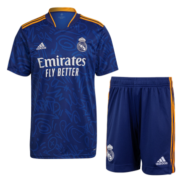 Real Madrid Soccer Jersey Away Kit(Jersey+Short) Replica 2021/22