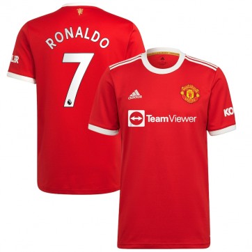 Premier League Manchester United RONALDO #7 Soccer Jersey Home Replica 2021/22