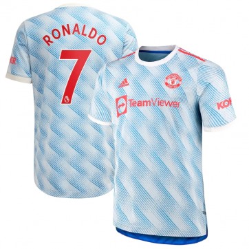 Premier League Manchester United RONALDO #7 Soccer Jersey Away (Player Version) 2021/22