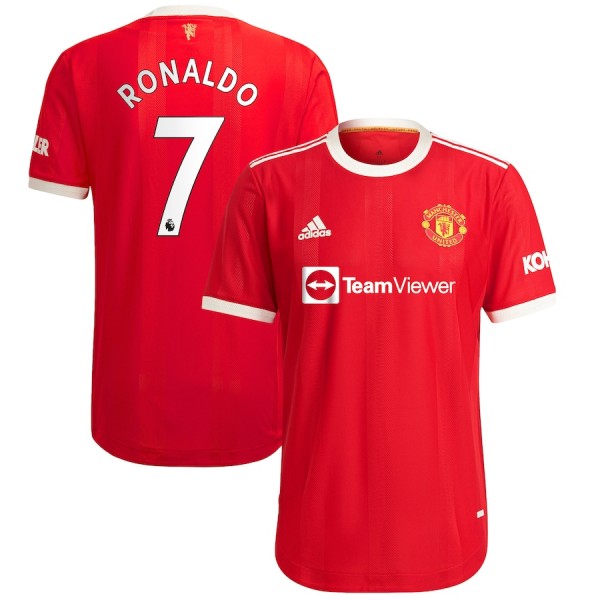 Premier League Manchester United RONALDO #7 Soccer Jersey Home (Player Version) 2021/22