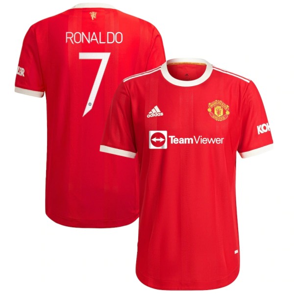 UCL Manchester United RONALDO #7 Soccer Jersey Home (Player Version) 2021/22