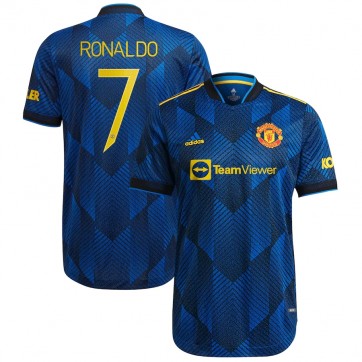 UCL Manchester United RONALDO #7 Soccer Jersey Third Away (Player Version) 2021/22