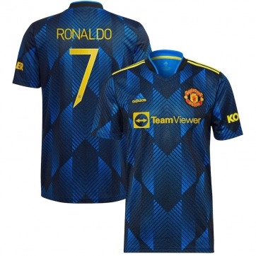 UCL Manchester United RONALDO #7 Soccer Jersey Third Away Replica 2021/22