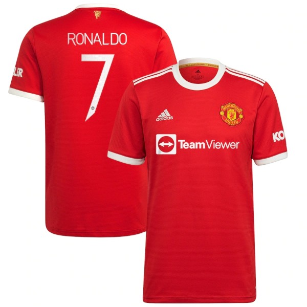 UCL Manchester United RONALDO #7 Soccer Jersey Home Replica 2021/22