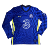 Chelsea Soccer Jersey Long Sleeve Home Replica 2021/22