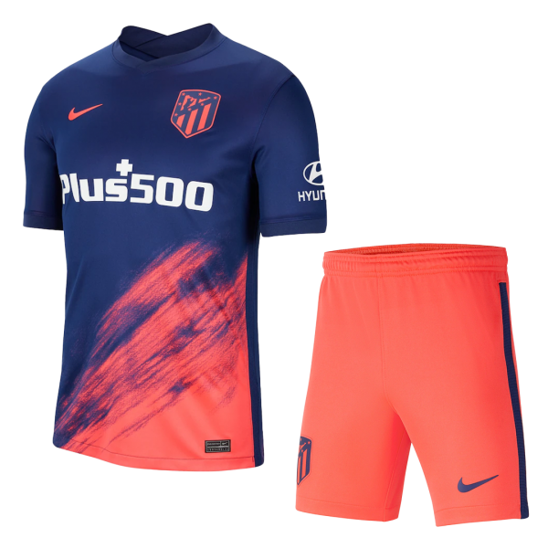 Atletico Madrid Soccer Jersey Away Kit(Jersey+Short) Replica 2021/22