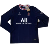 PSG Soccer Jersey Long Sleeve Home Replica 2021/22