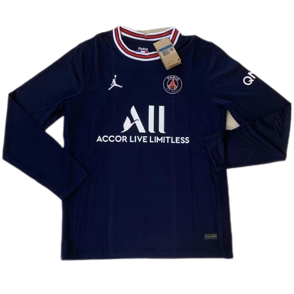 PSG Soccer Jersey Long Sleeve Home Replica 2021/22