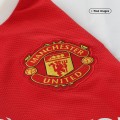 Manchester United Soccer Jersey Long Sleeve Home Replica 2021/22