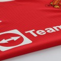 Manchester United Soccer Jersey Long Sleeve Home Replica 2021/22