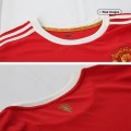 Manchester United Soccer Jersey Long Sleeve Home Replica 2021/22