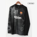 Barcelona Soccer Jersey Goalkeeper Long Sleeve Black 2021/22