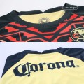 Club America Soccer Jersey Long Sleeve Home Replica 2021/22