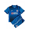 Cruz Azul Kid's Soccer Jersey Home Kit(Jersey+Shorts)  2021/22