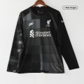 Liverpool Soccer Jersey Long Sleeve Goalkeeper Black Replica 2021/22