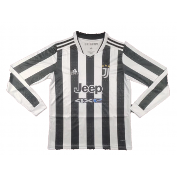 Juventus Soccer Jersey Home Long Sleeve 2021/22