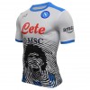 Napoli Soccer Jersey Maradona Ltd Edition White Replica 2021/22