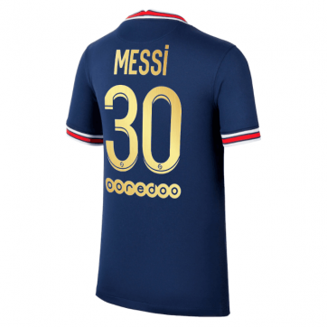 PSG Soccer Jersey Ballon d'Or Messi #30 Gold-Tinted Replica 2021/22