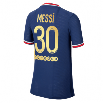 PSG Soccer Jersey Ballon d'Or Messi #30 Gold-Tinted (Player Version) 2021/22