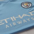 Manchester City Soccer Jersey Home Long Sleeve Replica 2021/22