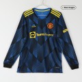 Manchester United Soccer Jersey Third Away Long Sleeve Replica 2021/22