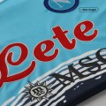 Napoli Soccer Jersey Maradona Ltd Edition Sky Blue Replica 2021/22