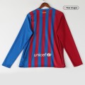 Barcelona Soccer Jersey Home Long Sleeve Replica 2021/22