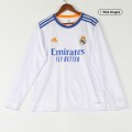 Real Madrid Soccer Jersey Long Sleeve Home Replica 2021/22